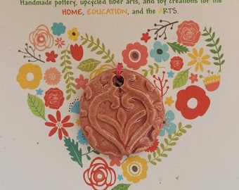 Ceramic Heart Pendant