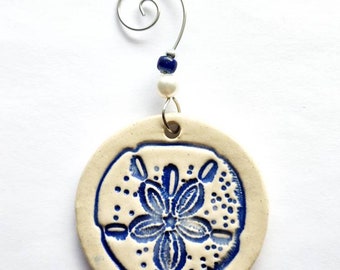 Sand Dollar Christmas Ornament