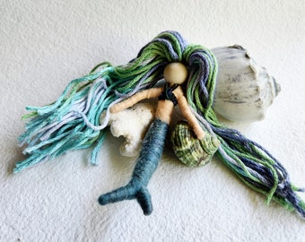 Decorative Wool Mermaid Figurine
