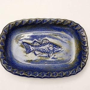 Blue Fish Soap Dish