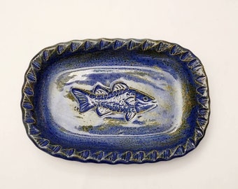 Blue Fish Soap Dish