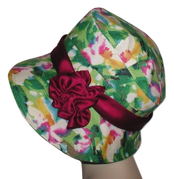 green summer hat
