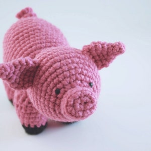 PDF CROCHET PATTERN Piggy image 1