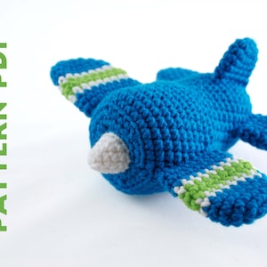 PDF CROCHET PATTERN - Soft Toy Airplane