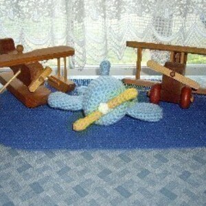 PDF CROCHET PATTERN Soft Toy Airplane image 7