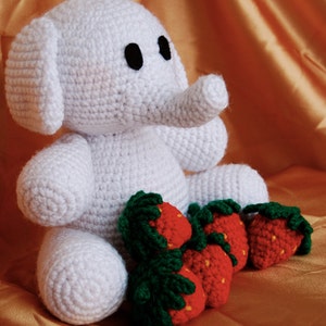 PDF CROCHET PATTERN Elephant Misfit Toy Elephant image 1