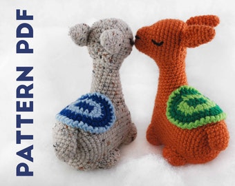 PDF CROCHET PATTERN - Llama - Amigurumi Llama or Alpaca