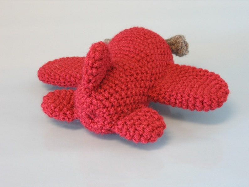 PDF CROCHET PATTERN Soft Toy Airplane image 4