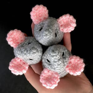 Padrão de crochê em PDF - Ratos - Rato Amigurumi