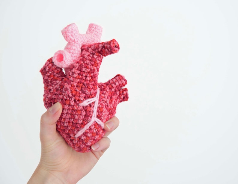 PDF CROCHET PATTERN Human Heart image 4