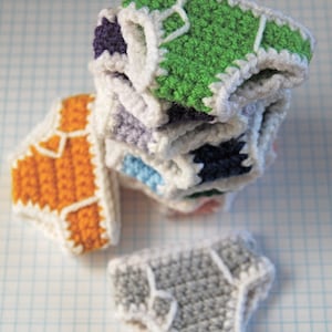 PDF CROCHET PATTERN - Mini Briefs - Amigurumi Underwear