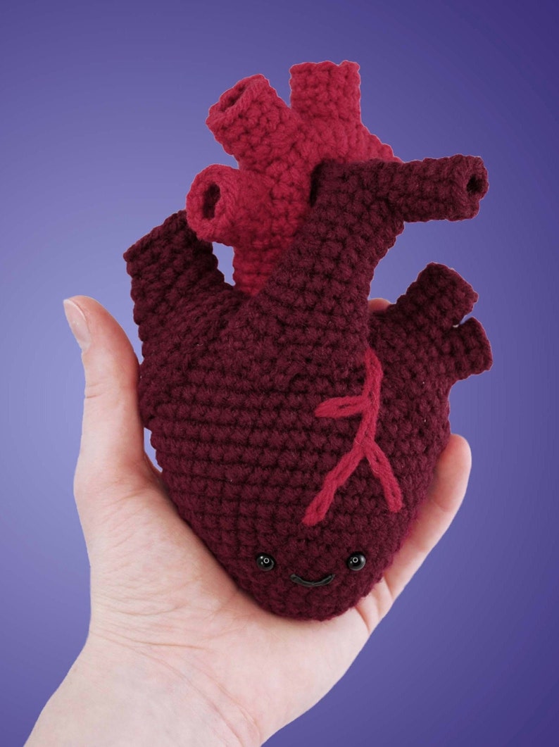 PDF CROCHET PATTERN Human Heart image 5