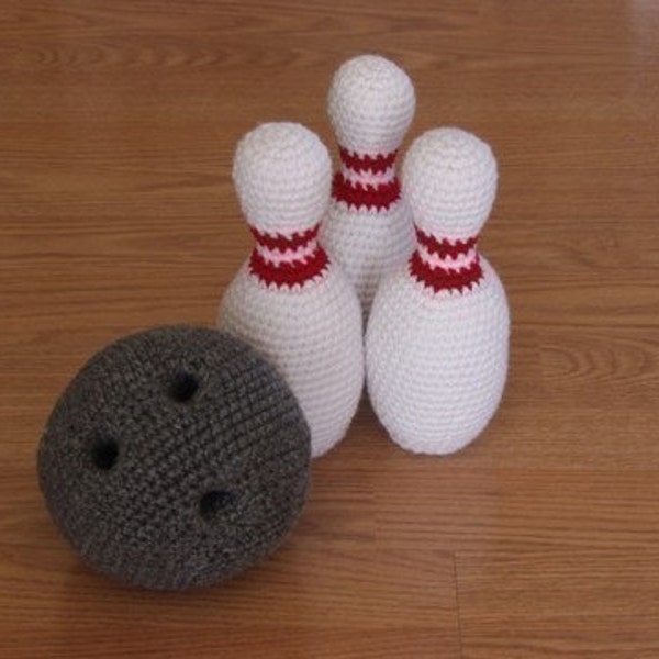 MOTIF AU CROCHET PDF - Set de bowling