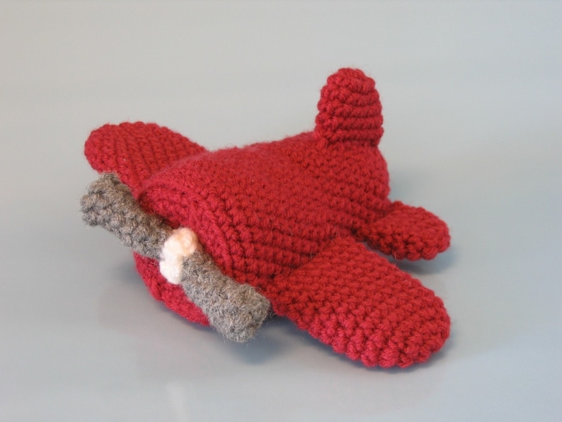 PDF CROCHET PATTERN Soft Toy Airplane image 3