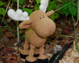 PDF CROCHET PATTERN - Moose Wayne