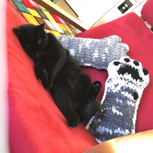 PDF CROCHET PATTERN Toe Beans Pillow Cat Paw Home Decor image 9