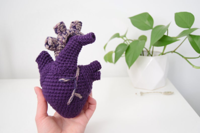 PDF CROCHET PATTERN Human Heart image 3