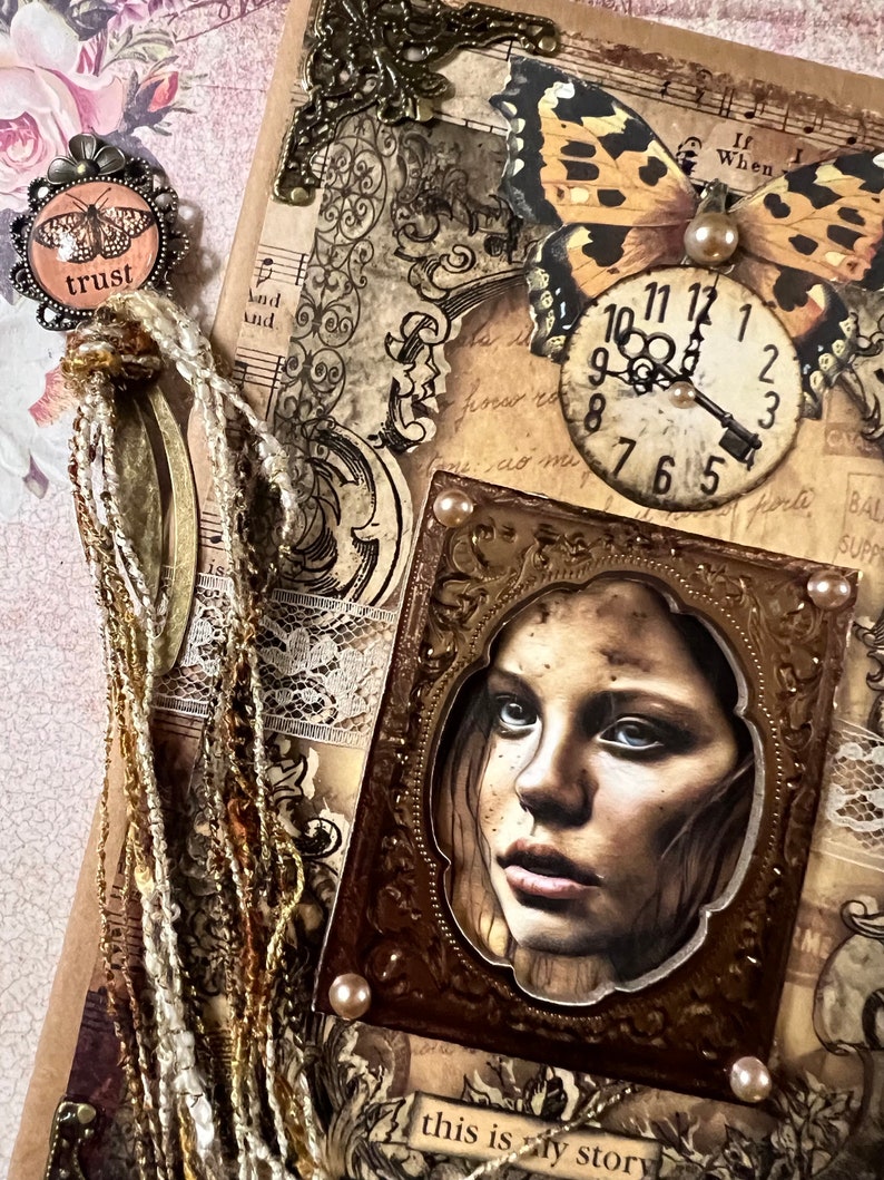 HOPE MY STORY Art Junk Journal Altered Collage Art Therapy Trauma Recovery Ptsd Survivor Mixed ...