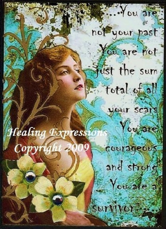 SURVIVOR altered art therapy abuse trauma cancer recovery