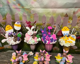 Fake Bake Easter Shakes and Decor