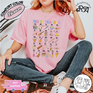 Music Teacher Alphabet Back To School T-shirt, Music Lover,Music Teacher Shirt, Funny Teacher,Back To School Teacher Tee,First Day of School