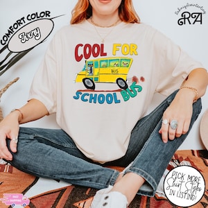 Cool For School Bus Pete The Cat T-shirt,Pete The Cat School Shirt, Children&#39;s Book Gift, Back To School Shirt,Kindergarten Teacher Shirt