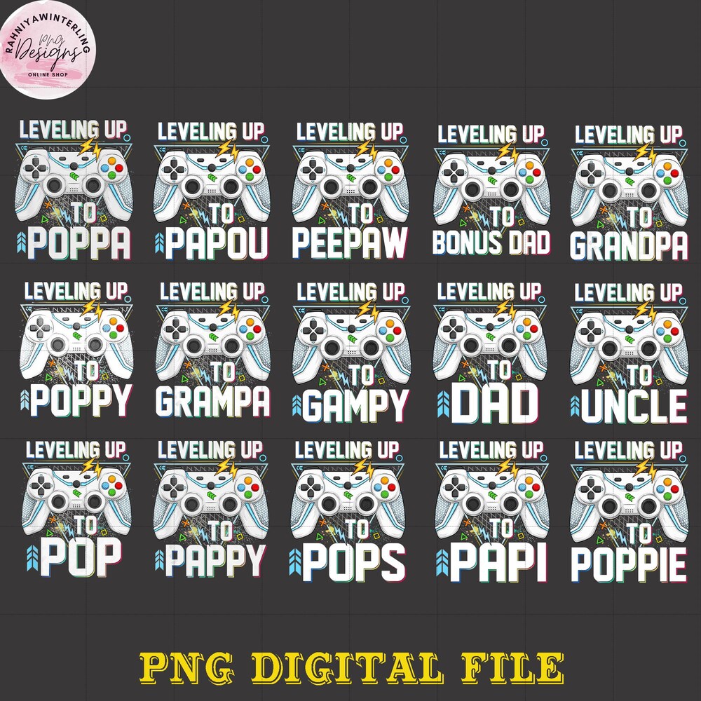 22+ Gifts For Father'S Day Bundle Png, Video Game Birthday Matching Family Png, Game Day Png Bespoketshirt