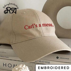 Gorra bordada de Carls a Mess Dad Hat, gorra de béisbol Summer Should Be Fun, gorra vintage personalizada, gorra inspirada en la televisión.