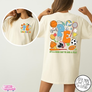 Custom PE Teacher T-shirt Physical Education Teacher Shirts PE Teacher Gift,Coach Shirt Gym Teacher Shirt,Gym Teacher Gifts, Back To School