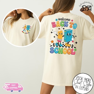 Personalized Teacher T-shirt,WelCome Back To School Shirt,Custom Teacher Composition Book Tee,First Day Of School,Teacher Appreciation Gifts