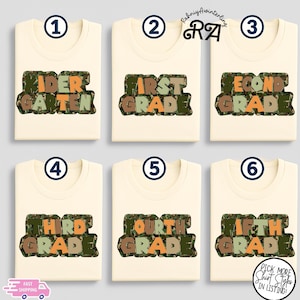 Back To School For Boys Camo T-shirt, Kindergarten Dude,Pre K Shirt, First Day Of School,First/Second/Third Grade Shirt,Back to School Shirt