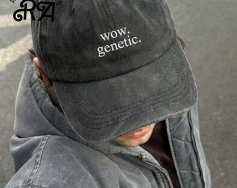 Embroidered Wow Genetic Dad Hat, Hockey Romance Merch, Heated Rivalry Hat, Team Hollanov Baseball Cap, Fan Gift