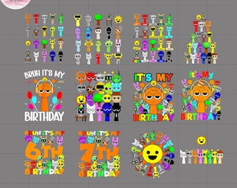 10+ Incredibox Sprunki Beats pngbundle, Sprunki Beats, Sprunki Team, Sprunki Beats png, Sprunki Team 5 png, Gaming Png, Design für Shirt