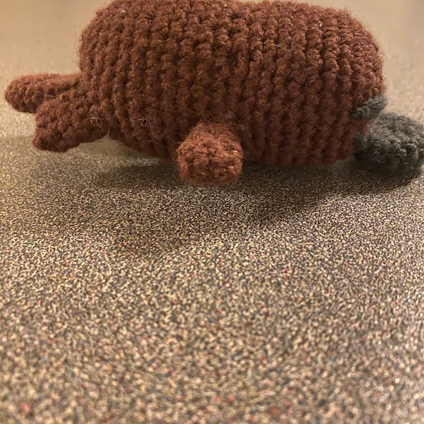 Sleepy Crochet Platypus