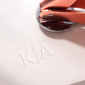 Custom Wedding Embosser Stamp, Personalized Monogram Embosser, Custom Initials Embossing Seal, Invitation Embosser Stamp, Napkin Embosser