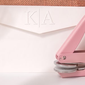 Custom Wedding Embosser Stamp, Personalized Monogram Embosser, Custom Initials Embossing Seal, Invitation Embosser Stamp, Napkin Embosser