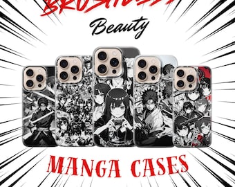 Anime Manga Phone Anime Gamer Phone Cover for iPhone 16E 15 14 13 12 Samsung S25 S24Fe S23Ultra A56 A15 Pixel 9A 9Pro XL 8A 8Pro 7A 6A
