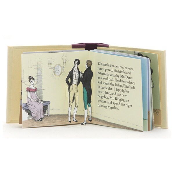 Miniature Book, Jane Austen's Pride and Prejudice in a much abridged, pop-up version, a miniature artist's book, P&P