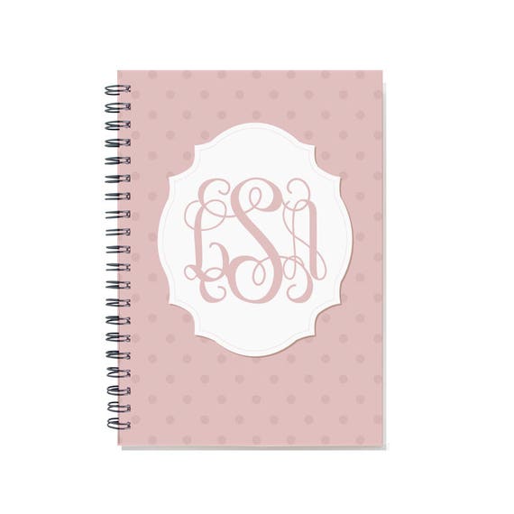 Personalized 2021 weekly planner with monogram Start any | Etsy