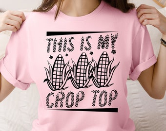 This Is My Crop Top T-Shirt, Farm Shirt, Farm Life, Crop Top Shirt, Funny Women Shirt, Funny Farmer Shirt, Farmer T-Shirt, Gift for Her.
