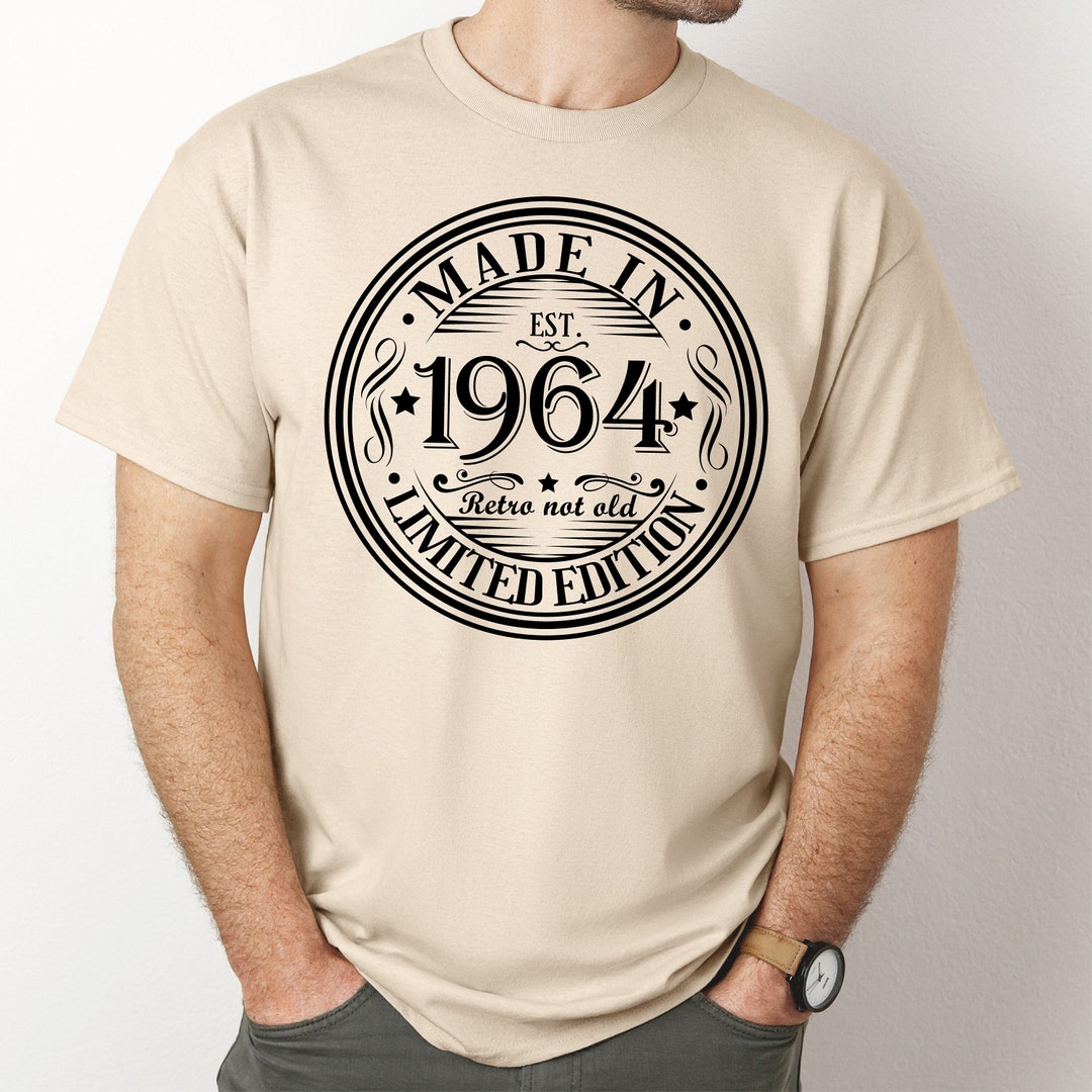 T-shirt Donna J2640 Original Limited Edition 1968 Number One - Maglietta Basic Settantallora, Idea Regalo Moda