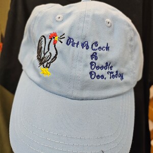 The Rooster Embroidered Hat