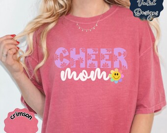 Cheer Mom Shirt Mommy and Me Matching Cheerleader Shirt with Mom and Daughter Cheer Mom Cheer Squad Shirt Gift for Cheer Mom Cheer Mom Gifts