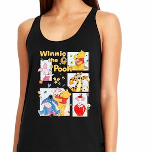 Retro Winnie The Pooh Tank Top, Pooh And Friends Tank Top, Disney Pooh Tank Top, Disney Family Tank Top, Disney Winnie The Pooh Tank Top