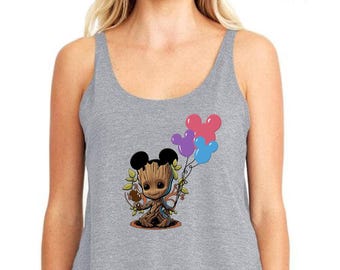 Baby Groot Tank Top, Disney Mickey Mouse Tank Top, Disney Trip Tank Top, Holiday Tank Top, Birthday Tank Top, Disneyworld Tank Top