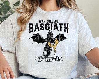 Fourth Wing Shirt, Basgiath War College Shirt, Basgiath War College Gift, Bookish Dragon Rider Shirt, Fantasy Bookish Shirt, Reader Gifts