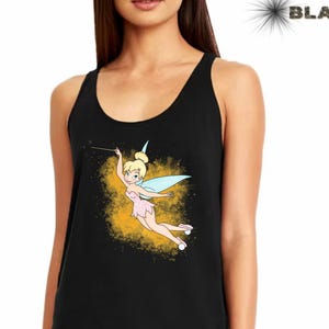Disney Peter Pan Tinker Bell Tank Top, All You Need Is Faith Trust And Pixie Dust Tank Top, Disneyland Family Trip Tank Top Gift,Walt Disney