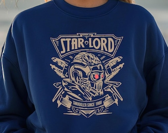 Disney Star Lord Sweatshirt, Death Star Sweater, Star Wars Star Lord Crewneck, Peter Quill Shirt, Guardians Of The Galaxy, Disney Star Wars