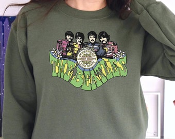 The Beatles Sweatshirt, The Beatles 70s Sweater, Beatles Gifts, Rock and Roll Crewneck, The Beatles Gift, The Beatles Fun Sweatshirt