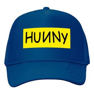 Hunny Foam Mesh-Back Trucker Cap, Hunny Gift, Hunny Hat, Mother's Day Gift, Gift for Hunny, Grandma Gift, Pregnancy Announcement Cap